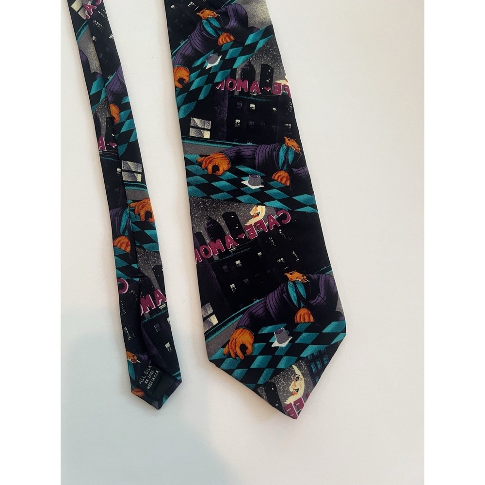 Markus Pierson by Belle Silk Tie Oh Caffeine Maxine Camel U.S.A.